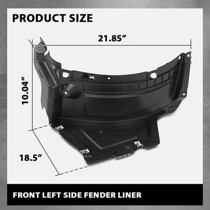 Solid Spare Fit For 16-18 Audi A6 S6 Front Left Side Front Section Fender Liner AU1250110