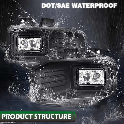 Solid Spare Halogen Fog Lights Driving Lamps Left& Right Pair Fit For Ford F150 Pickup 18-20