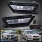 Solid Spare Fit For 2013-2015 Honda Accord Sedan Clear Fog Lights Lamps W/ Bulbs Left+Right