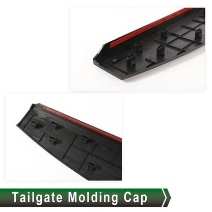 Solid Spare Tailgate Molding Cap Protector Fit For 2019-2022 Chevy Silverado/GMC Sierra 1500
