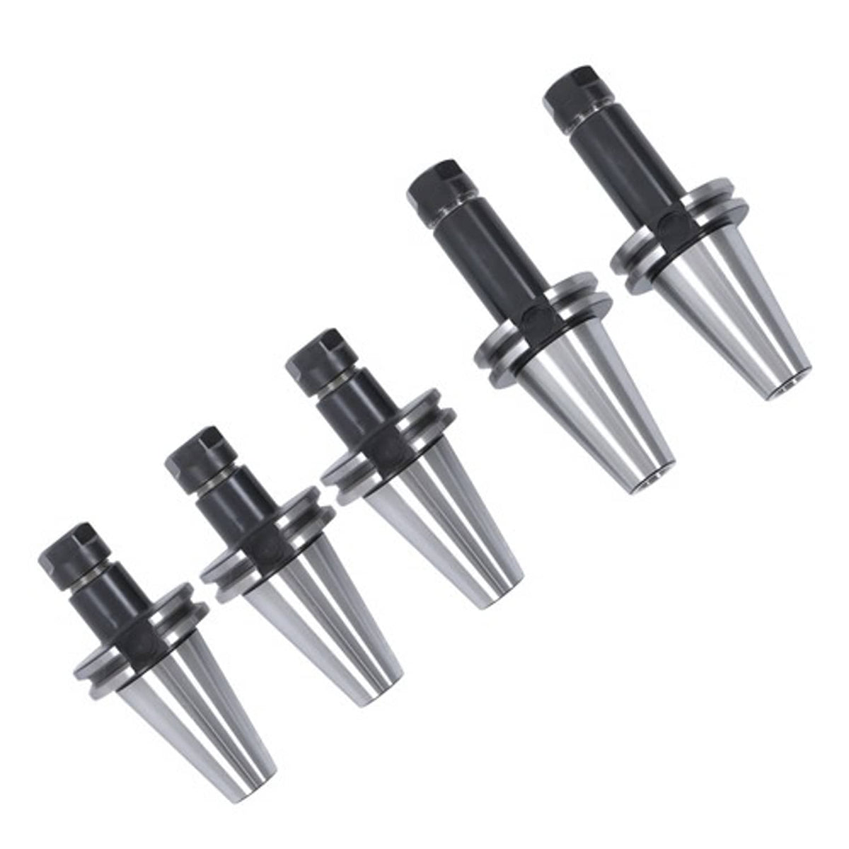 Solid Spare Collet Chucks short & long 0.0001 Runout--TOTAL 5 Chucks Tool Holder CAT40-ER16