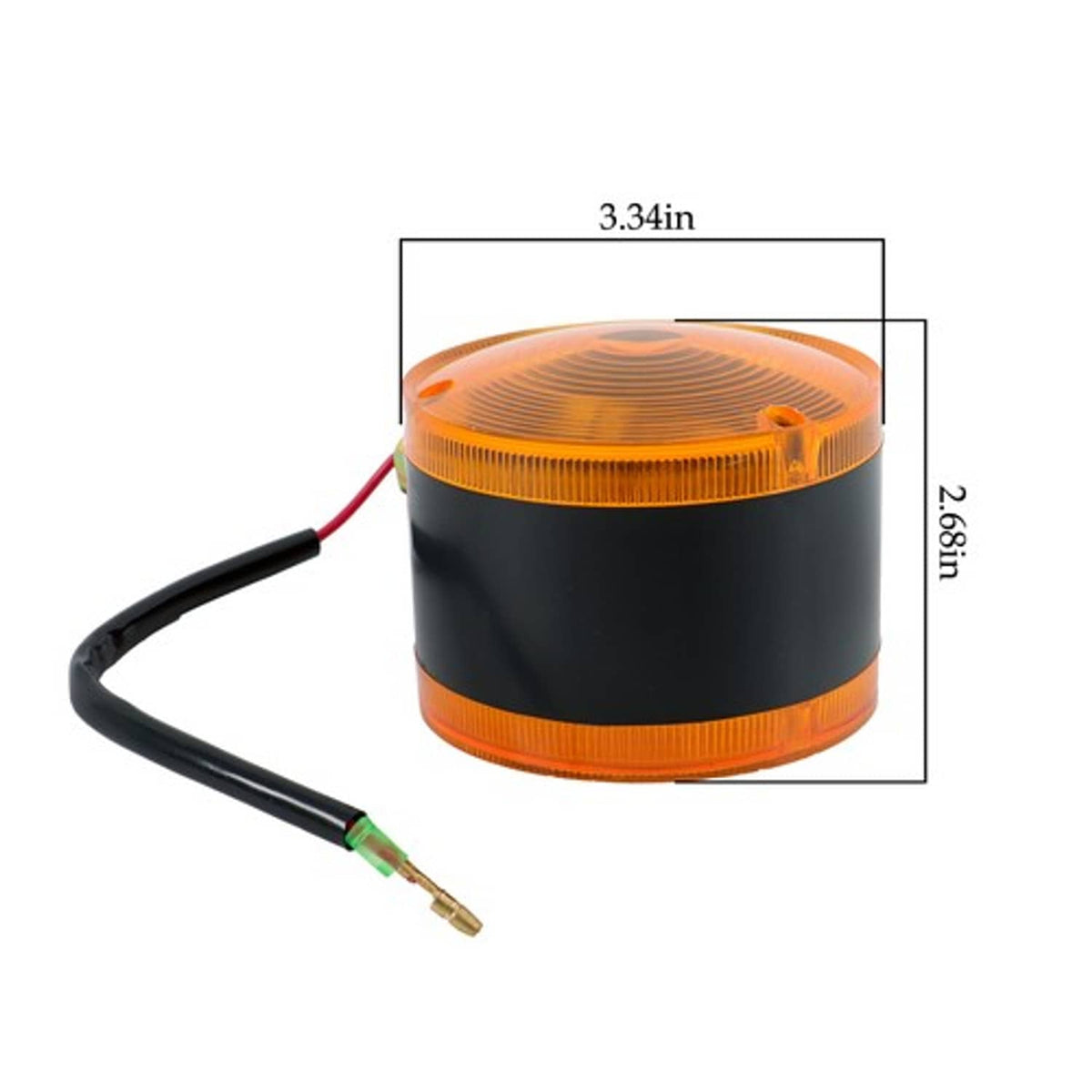 Solid Spare For Kubota L2800F L3200DT L3200F Amber Turn Signal Lamp TC422-33610 Light Assy