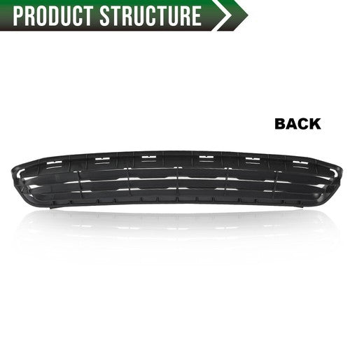 Solid Spare Fit For 2007-2009 Toyota Camry Front Bumper Lower Grille Grill Assembly Black