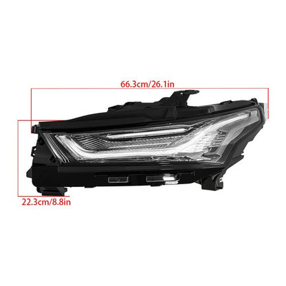 Solid Spare Fog Light Assembly Driver For Chevrolet Traverse 2022-2023 Daytime Running Light