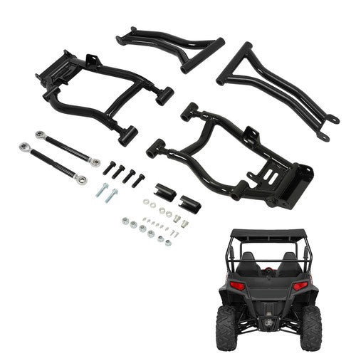 Solid Spare Rear A-Arms High Clearance 1.5" Forward For Polaris RZR S 800 / RZR 4 800 09-14