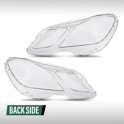 Solid Spare Fit For 2009-2013 Mercedes-Benz E Class W212 4-Door Headlight Replacement Lens