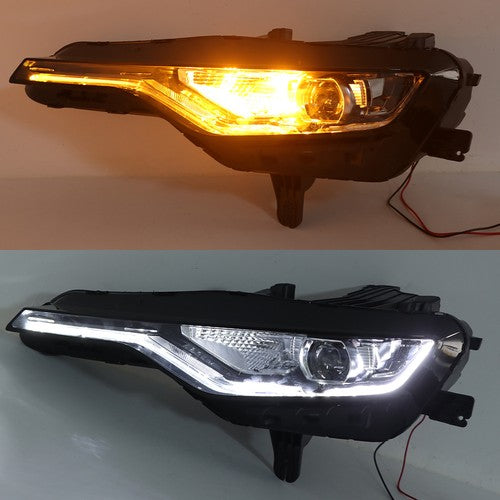 Solid Spare For Chevrolet Camaro SS 1SS 2SS RS 2019-2023 2024 Left Side Black LED Headlight