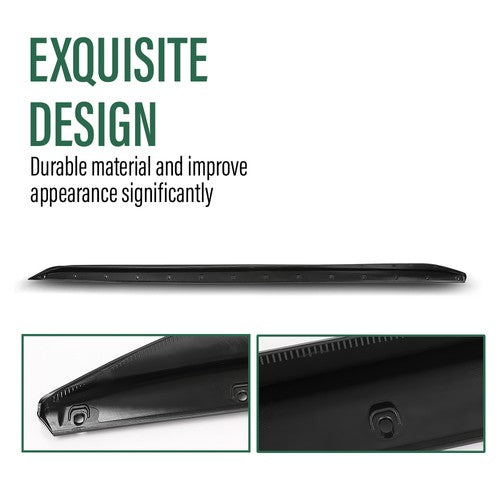 Solid Spare Fit For 2019-2023 BMW 3 Series G20 330i M Sport Side Skirts Body Kit Gloss Black