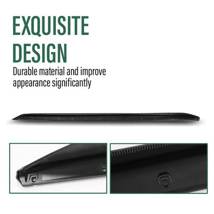 Solid Spare Fit For 2019-2023 BMW 3 Series G20 330i M Sport Side Skirts Body Kit Gloss Black