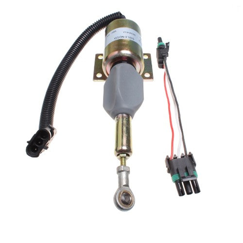 Solid Spare New 24V Fuel Shutoff Solenoid for John Deere Loaders 624H 670C 670CH 672CH
