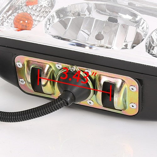 Solid Spare Snow Plow Headlights Snowplow Light Kit For Boss Western Meyer Blizzard SnowDogg