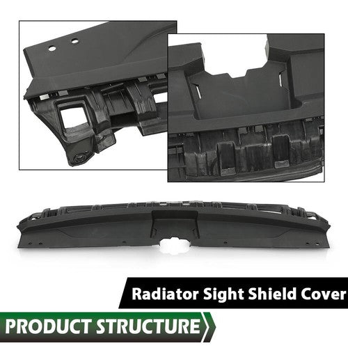 Solid Spare Front Upper Grille+Radiator Sight Cover Assembly Fit For 2019-2021 Kia Forte