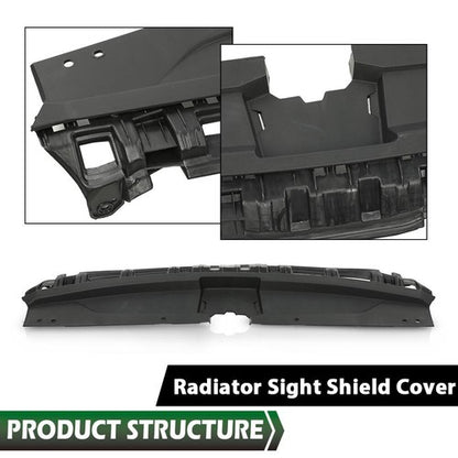 Solid Spare Front Upper Grille+Radiator Sight Cover Assembly Fit For 2019-2021 Kia Forte