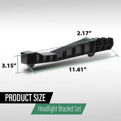 Solid Spare Headlight Bracket Fit For 14-23 Toyota 4Runner Left & Right TO2509105 TO2508105