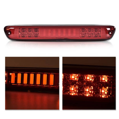 Solid Spare Fit For 2004-2012 Colorado Canyon Red/Chrome LED 3rd Brake Light Cargo Lamp