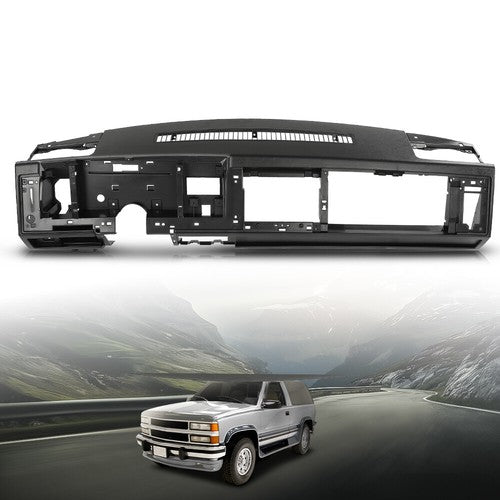 Solid Spare Fit For 1988-1994 Chevy GMC C/K Truck Suburban Blazer Dashboard Dash Core Black