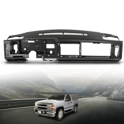 Solid Spare Fit For 1988-1994 Chevy GMC C/K Truck Suburban Blazer Dashboard Dash Core Black