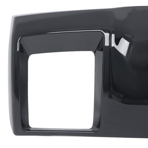 Solid Spare Front Lower Air Dam Deflector Plastic Compatible For GMC Canyon 2018-2020 Black
