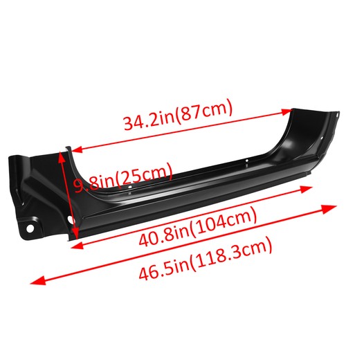 Solid Spare For 0850-101 AL Key Parts Rocker Panel Driver Side for Chevy Hand Chevrolet C10