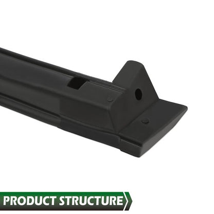 Solid Spare Fit For 1984-1996 Corvette C4 Coupe Roof Top Side Panel Weatherstrip Seal 2pcs