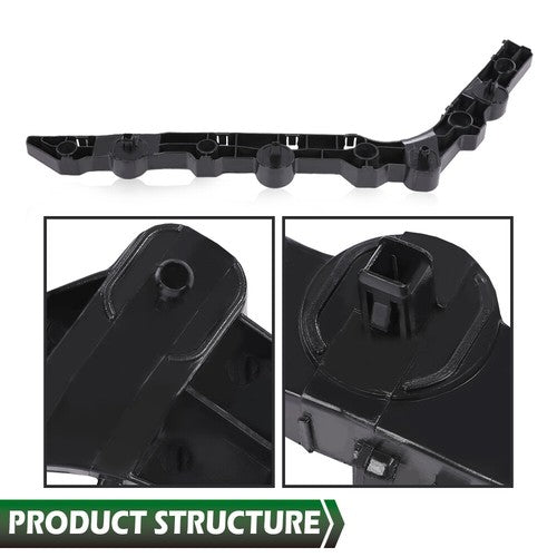 Solid Spare Fit For 16-18 Nissan Altima Rear Bumper Bracket Right Passenger Side Black