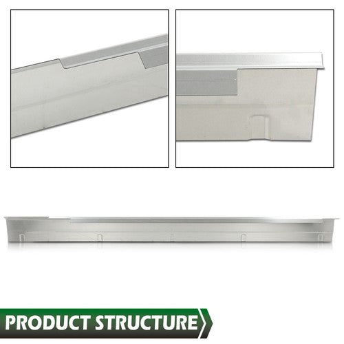 Solid Spare Rocker Panels Fit For 2014-2018 Chevrolet Silverado Extended Cab 4 Door PAIR