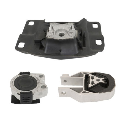 Solid Spare 3× Engine Motor & Trans Mount Kit 3214/3103 For 12-18 Ford Focus S Sedan 4-Door