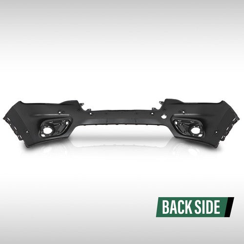 Solid Spare Fit For 19-23 Jeep Cherokee Front Upper Bumper Cover W/ Park Assist CH1014141