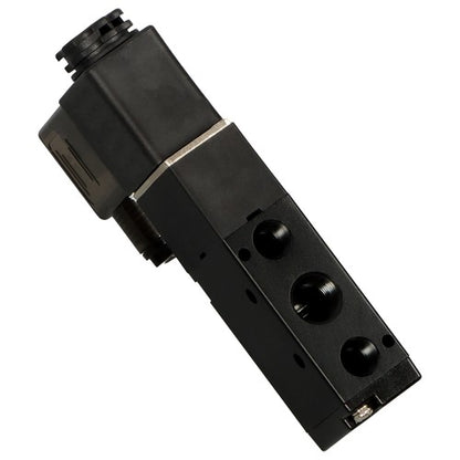 Solid Spare Solid Pneumatic Solenoid Valve 5 way 2 Position 1/4 in DC 24V Junction Box
