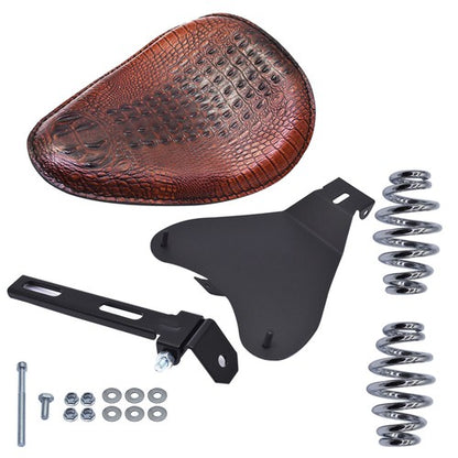 Solid Spare Brown Motorcycle Bobber Solo Seat Spring For Yamaha V Star 1300 1100 950 650 250
