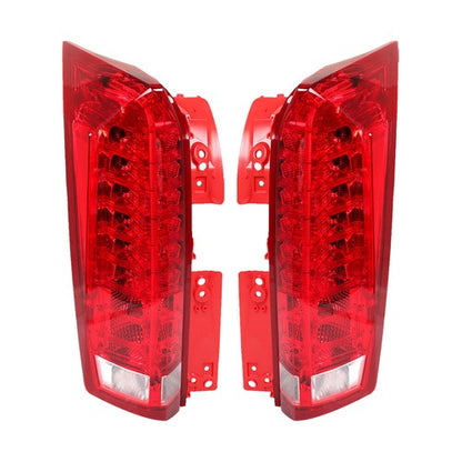 Solid Spare Pair Lamps LED Fit For 2010-2016 Cadillac SRX Left+Right Tail Lights Replacement