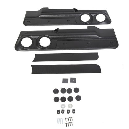 Solid Spare Lower 2-Speaker Door Panel For 1978-88 Monte Carlo Malibu (2dr) & El Camino Set
