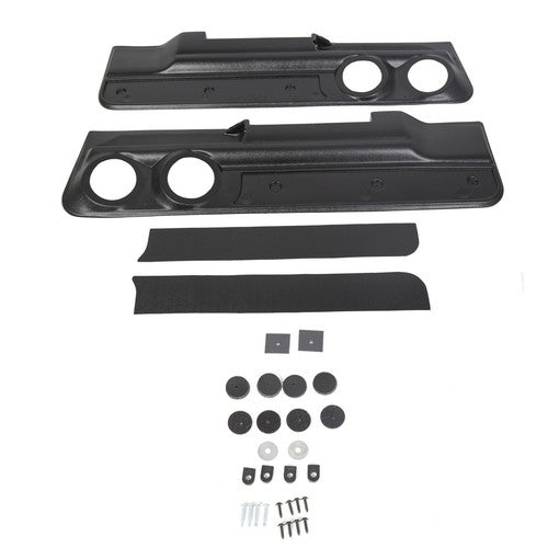 Solid Spare Lower 2-Speaker Door Panel For 1978-88 Monte Carlo Malibu (2dr) & El Camino Set