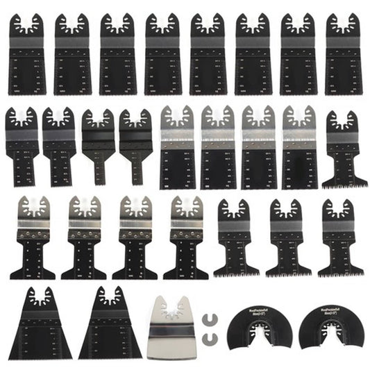 Solid Spare Multitool Blades Wood Metal Drywall Oscillating Tool Saw Blades Universal 31Pcs