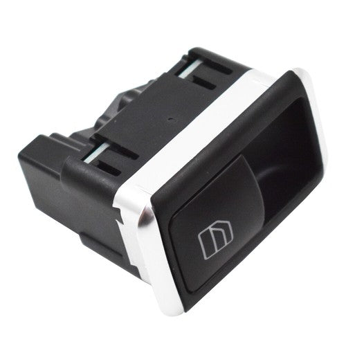 Solid Spare Compatible For 06-18 Mercedes-Benz B C E series Black Glass Lifter Single Switch