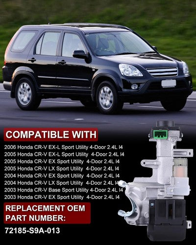 For Honda CR-V 2003-2006 Ignition Switch+LH/RH Door Locks 2 Keys