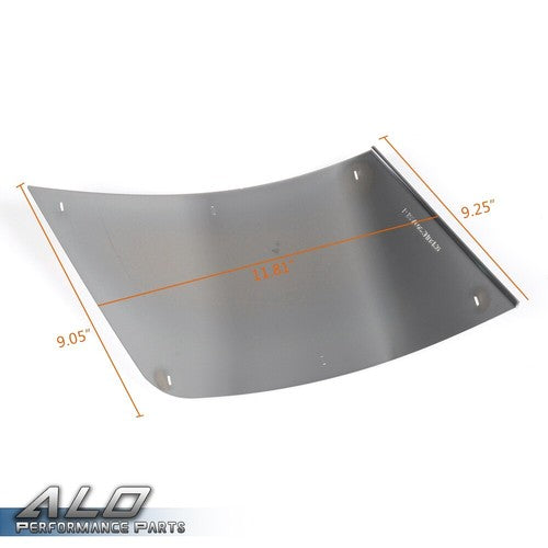 Solid Spare Bumper Chrome Trim Fit For 04-15 Volvo VNL 300 430 630 670 730 780 LH+ RH Side