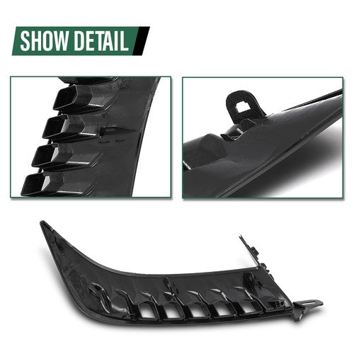 Solid Spare Front Bumper Trim W/o Sensor Hole Fit For 2025 Toyota Camry SE Sedan Left Side