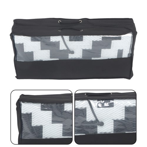 Solid Spare Black & White Outdoor Waterproof Plastic Rug For Camping Outdoor Carpet 8x10ft