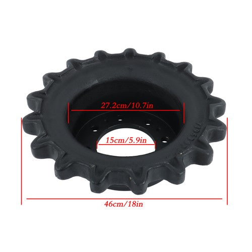 Solid Spare Drive Sprocket - 8 Hole Dual Speed fits Bobcat T630 T740 T750 T770 T870 7196807