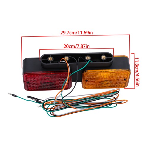 Solid Spare Right TailLight fits John Deere 1025R 2025R 2032R 3025D 3025E LVA18273