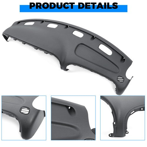 Solid Spare Dash Pad Instrument Panel Replacement For Dodge Ram 98-01 1500 + 98-02 2500 3500