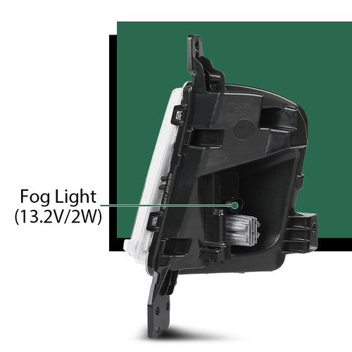 Solid Spare LED DRL Front Fog Light Driving Lamp Right Side Fit For 2019-2024 Ford Edge