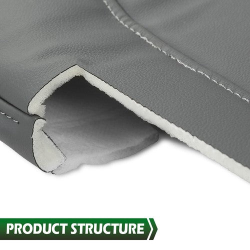 Solid Spare Fit For 2013-2018 Dodge Ram Center Console Lid Armrest Jump Seat Cover Gray