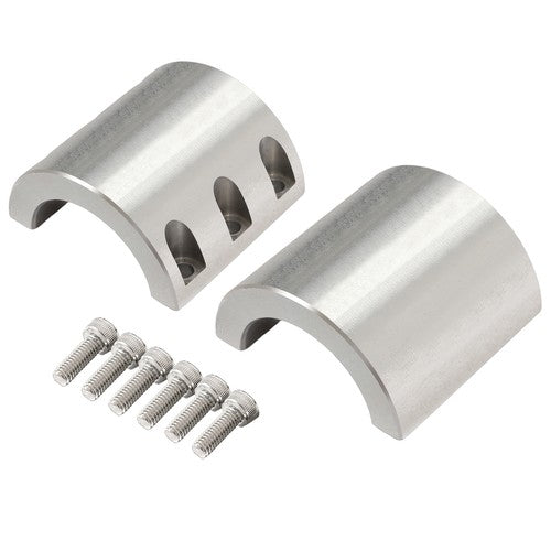 Solid Spare Steel 2" Inch OD Size Universal Roll Cage Mounts Split Collar Tube Clamps