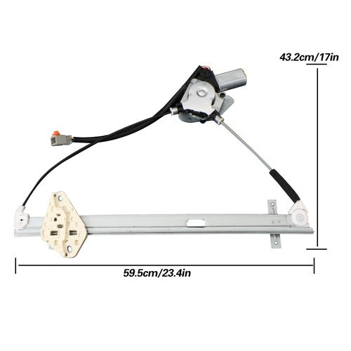 Solid Spare Fit For Honda CR-V 2002-2006 741-302 Front Left Power Window Regulator w/ Motor