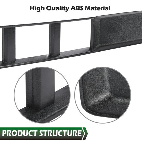 Solid Spare Fit For 18-20 Ford F150 Front Bumper Cover Lower Grille Trim Panel Black Plastic