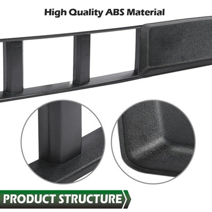 Solid Spare Fit For 18-20 Ford F150 Front Bumper Cover Lower Grille Trim Panel Black Plastic