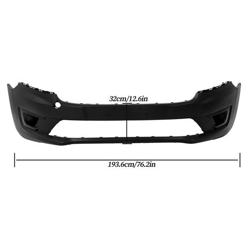 Solid Spare Front Lower Bumper Without Fog Lamp Hole 2019-2023 For Ford Transit Connect