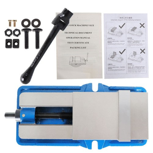 Solid Spare 4" Precision Vise Lockdown CNC Milling Machine Vise Clamping Vice Plier Milling